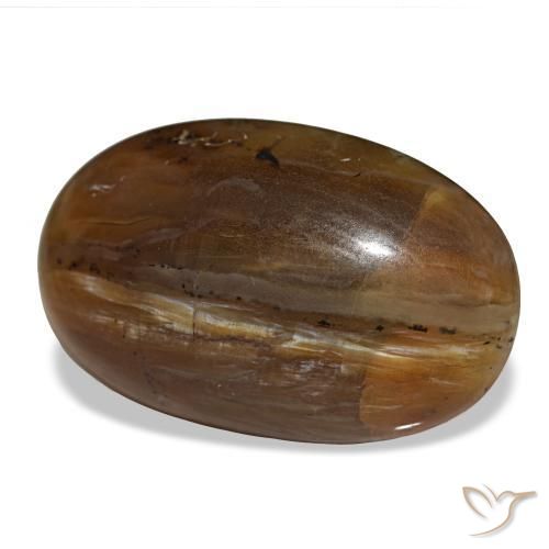 26.12 ct Brown Opal Stone, Natural Opal in Oval Cabochon Shape for Sale