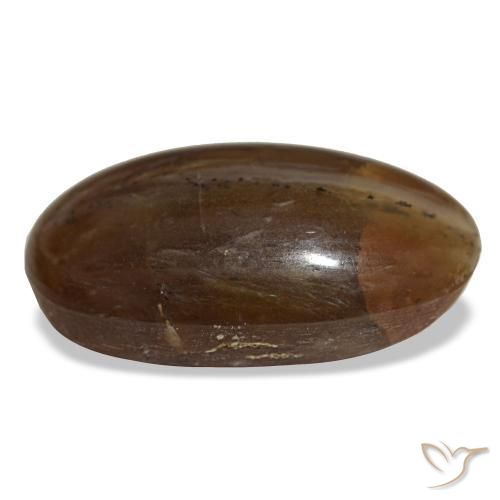 Opal Gemstone in 26.5 x 16.8 mm Size for Sale, Opal Stone in Dark Brown Color