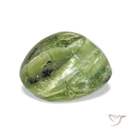 Opal Gemstone in 10 mm (calibrated) Size for Sale, Opal Stone in Warm Green Color