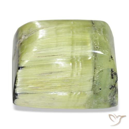 Opal Gemstone in 19.1 x 15.7 mm Size for Sale, Opal Stone in Yellowish Green Color