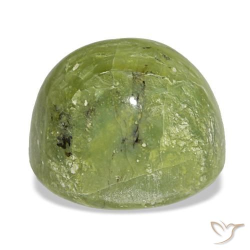 Opal Gemstone in 13.1 x 11.9 mm Size for Sale, Opal Stone in Medium Green Color