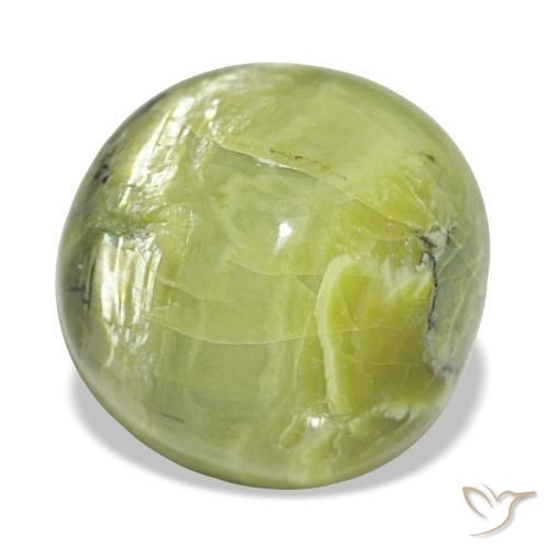 10.64 ct Green Opal Stone, Natural Opal in Cushion Cabochon Shape for Sale