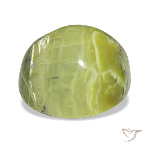 Opal Gemstone in 14 x 14 mm (calibrated) Size for Sale, Opal Stone in Earth Green Color