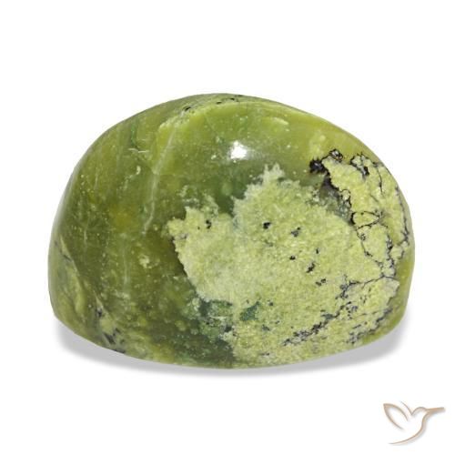 Opal Gemstone in 14.7 x 9.1 mm Size for Sale, Opal Stone in Medium Green Color