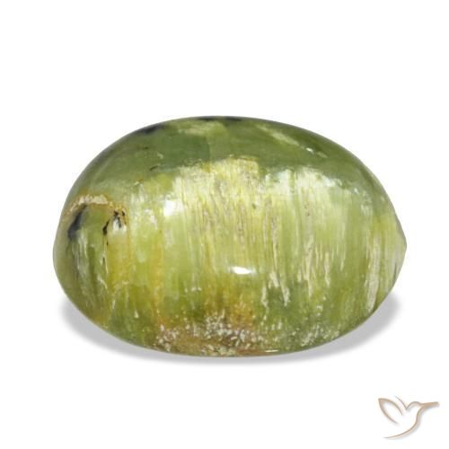 Opal Gemstone in 14 x 12 mm (calibrated) Size for Sale, Opal Stone in Yellowish Green Color