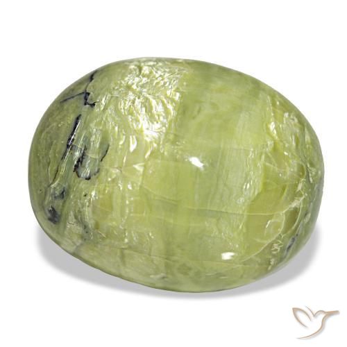 14.90 ct Green Opal Stone, Natural Opal in Oval Cabochon Shape for Sale