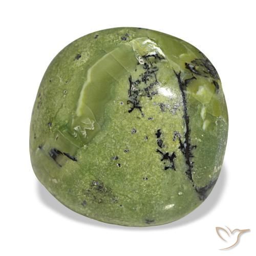 8.69 ct Green Opal Stone, Natural Opal in Cushion Cabochon Shape for Sale