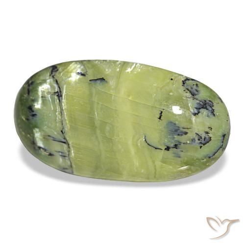 15.49 ct Green Opal Stone, Natural Opal in Oval Cabochon Shape for Sale
