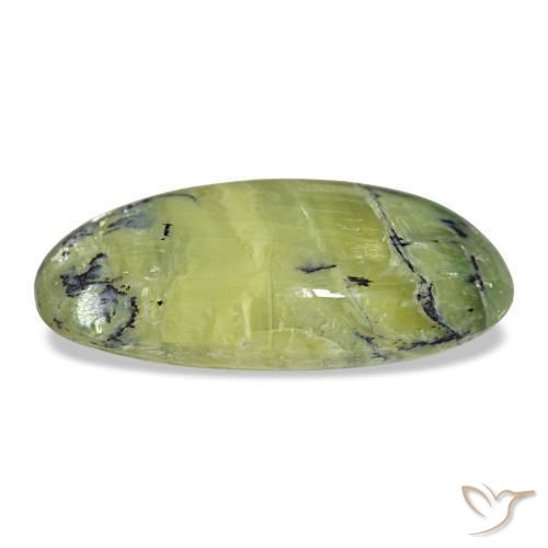 Opal Gemstone in 25.4 x 13.8 mm Size for Sale, Opal Stone in Yellowish Green Color