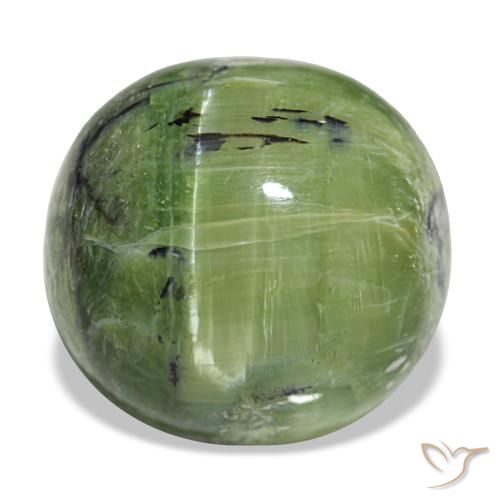 9.37 ct Green Opal Gemstone, Opal Gem in Cushion Cabochon Shape for Sale.