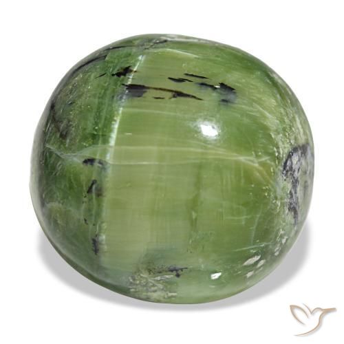 9.37 ct Green Opal Stone, Natural Opal in Cushion Cabochon Shape for Sale
