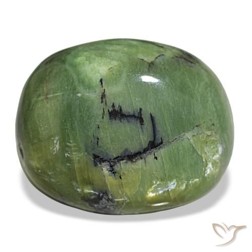 18.89ct Green Opal, Cushion, Opaque