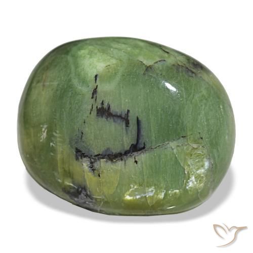 18.89 ct Green Opal Stone, Natural Opal in Cushion Cabochon Shape for Sale