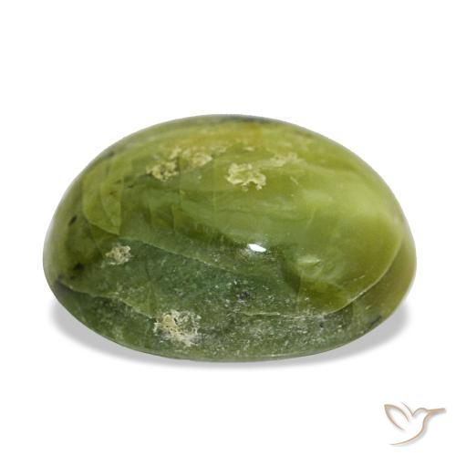 Opal Gemstone in 14 x 12.9 mm Size for Sale, Opal Stone in Yellowish Green Color