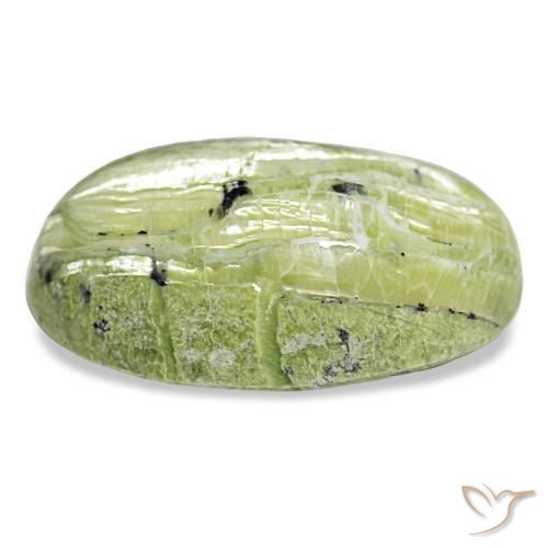Opal Gemstone in 24.6 x 16.8 mm Size for Sale, Opal Stone in Yellowish Green Color