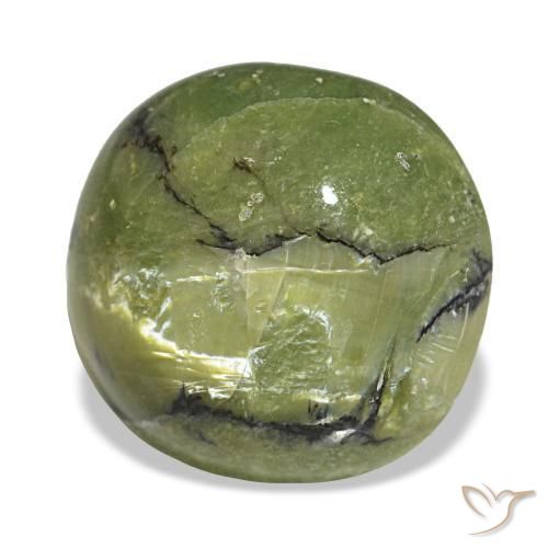 3.00 ct Green Opal Stone, Natural Opal in Cushion Cabochon Shape for Sale