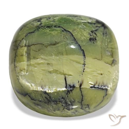 28.96ct Green Opal, Cushion, Opaque