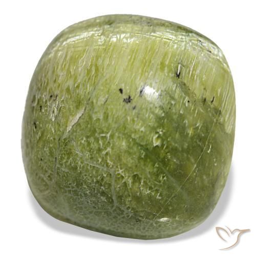 19.28 ct Green Opal Stone, Natural Opal in Cushion Cabochon Shape for Sale