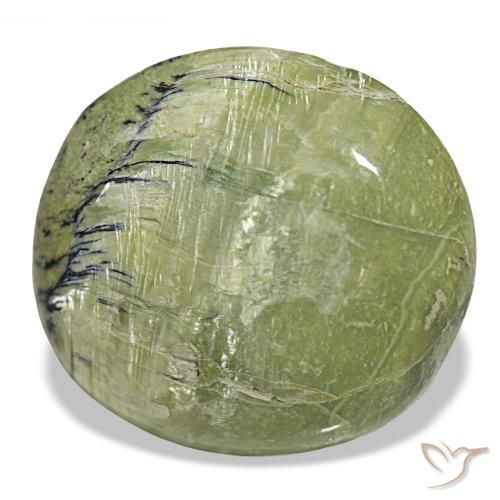 25.90 ct Green Opal Stone, Natural Opal in Cushion Cabochon Shape for Sale