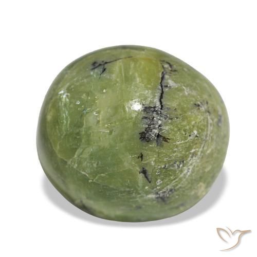 4.99 ct Green Opal Stone, Natural Opal in Oval Cabochon Shape for Sale