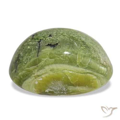 Opal Gemstone in 18 x 13 mm (calibrated) Size for Sale, Opal Stone in Medium Green Color