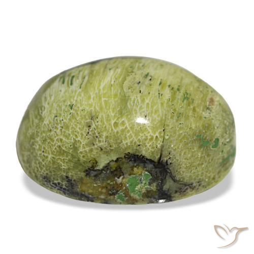 Opal Gemstone in 16 x 12 mm (calibrated) Size for Sale, Opal Stone in Medium Green Color