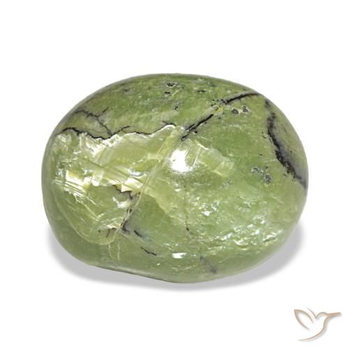 5.40ct Green Opal, Oval, Opaque