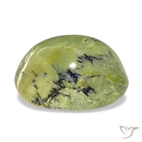 Opal Gemstone in 14.8 x 13.2 mm Size for Sale, Opal Stone in Warm Green Color