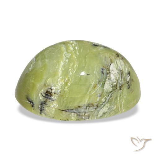 Opal Gemstone in 14.9 x 10.6 mm Size for Sale, Opal Stone in Earth Green Color