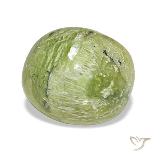 4.64 ct Green Opal Stone, Natural Opal in Oval Cabochon Shape for Sale