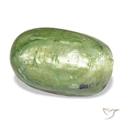 11.06 ct Green Opal Stone, Natural Opal in Oval Cabochon Shape for Sale