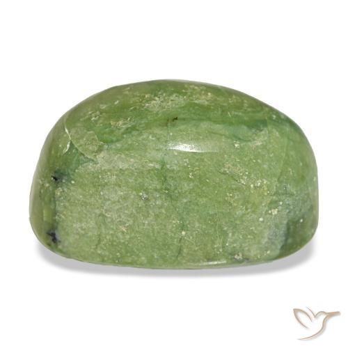 Opal Gemstone in 16.9 x 10.6 mm Size for Sale, Opal Stone in Medium Green Color