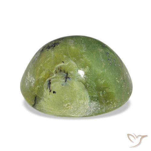 Opal Gemstone in 10.8 x 9.4 mm Size for Sale, Opal Stone in Earth Green Color