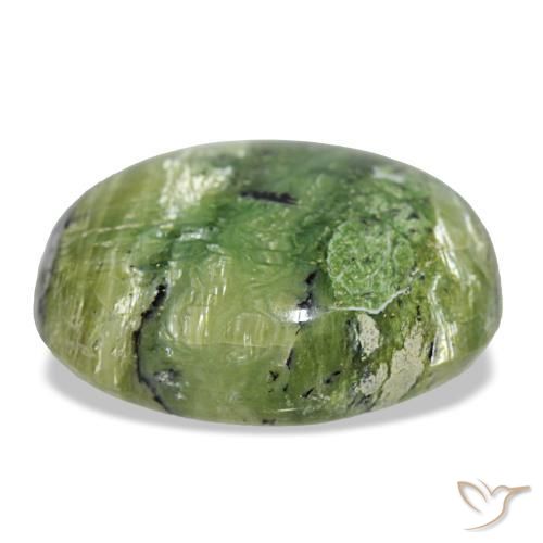 Opal Gemstone in 23.8 x 19.8 mm Size for Sale, Opal Stone in Medium Green Color