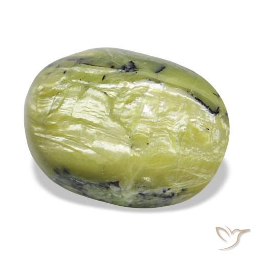 11.66 ct Green Opal Stone, Natural Opal in Oval Cabochon Shape for Sale