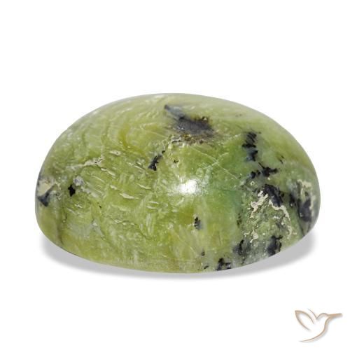 Opal Gemstone in 16 x 12 mm (calibrated) Size for Sale, Opal Stone in Earth Green Color