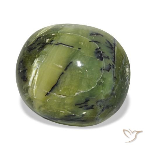 9.32 ct Green Opal Stone, Natural Opal in Oval Cabochon Shape for Sale