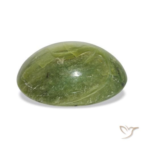 Opal Gemstone in 10 x 8 mm (calibrated) Size for Sale, Opal Stone in Warm Green Color