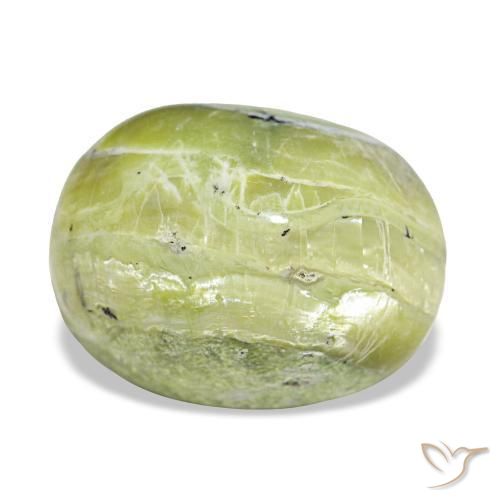 11.22 ct Green Opal Stone, Natural Opal in Oval Cabochon Shape for Sale