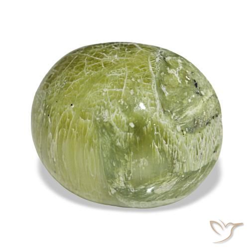 7.16 ct Green Opal Stone, Natural Opal in Oval Cabochon Shape for Sale