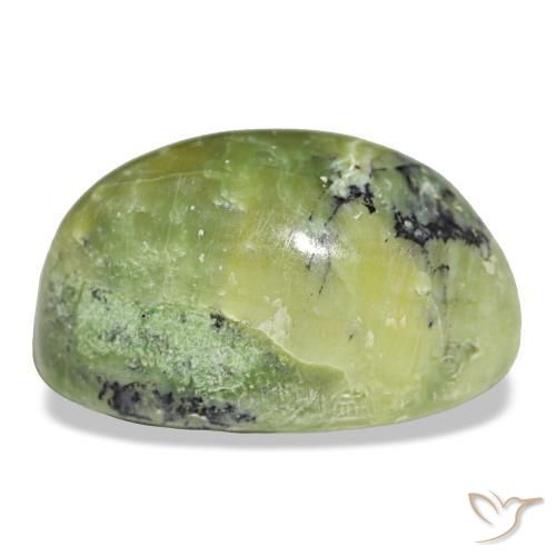 Opal Gemstone in 20.2 x 12.8 mm Size for Sale, Opal Stone in Yellowish Green Color