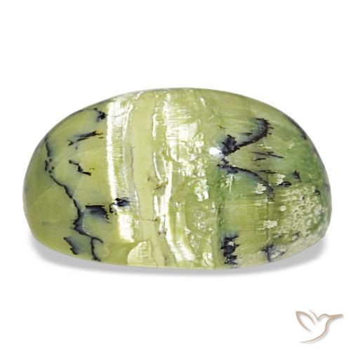 Opal Gemstone in 20 x 13 mm Size for Sale, Opal Stone in Earth Green Color