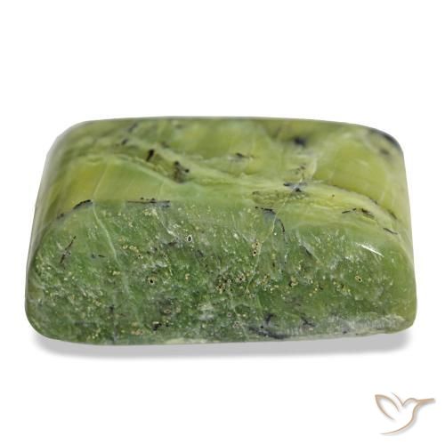 Opal Gemstone in 23.7 x 16.6 mm Size for Sale, Opal Stone in Yellowish Green Color