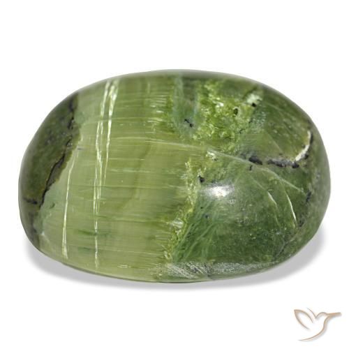 Opal Gemstone in 22.3 x 20.3 mm Size for Sale, Opal Stone in Warm Green Color