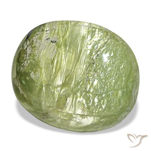 25.50 ct Green Opal Stone, Natural Opal in Oval Cabochon Shape for Sale