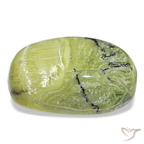 Opal Gemstone in 27.3 x 18.9 mm Size for Sale, Opal Stone in Earth Green Color