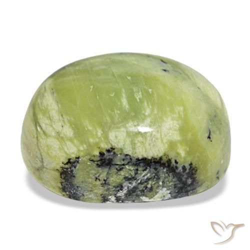 Opal Gemstone in 25.1 x 20.8 mm Size for Sale, Opal Stone in Medium Green Color