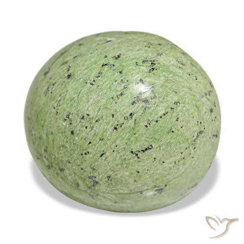 15.15 ct Green Opal Stone, Natural Opal in Oval Cabochon Shape for Sale