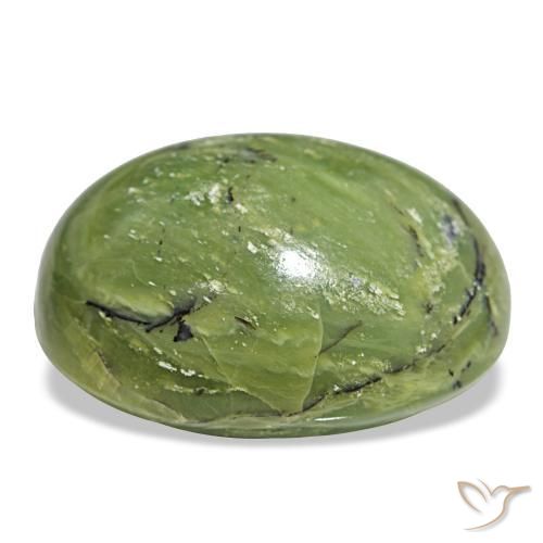 Opal Gemstone in 31.6 x 25.5 mm Size for Sale, Opal Stone in Warm Green Color