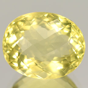 6.59 ct Yellow Orthoclase Gemstone, Orthoclase Gem in Oval Checkerboard Shape for Sale.